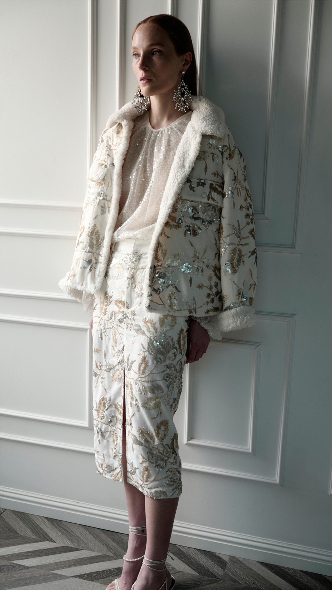 Sequin D-Vine Jacket