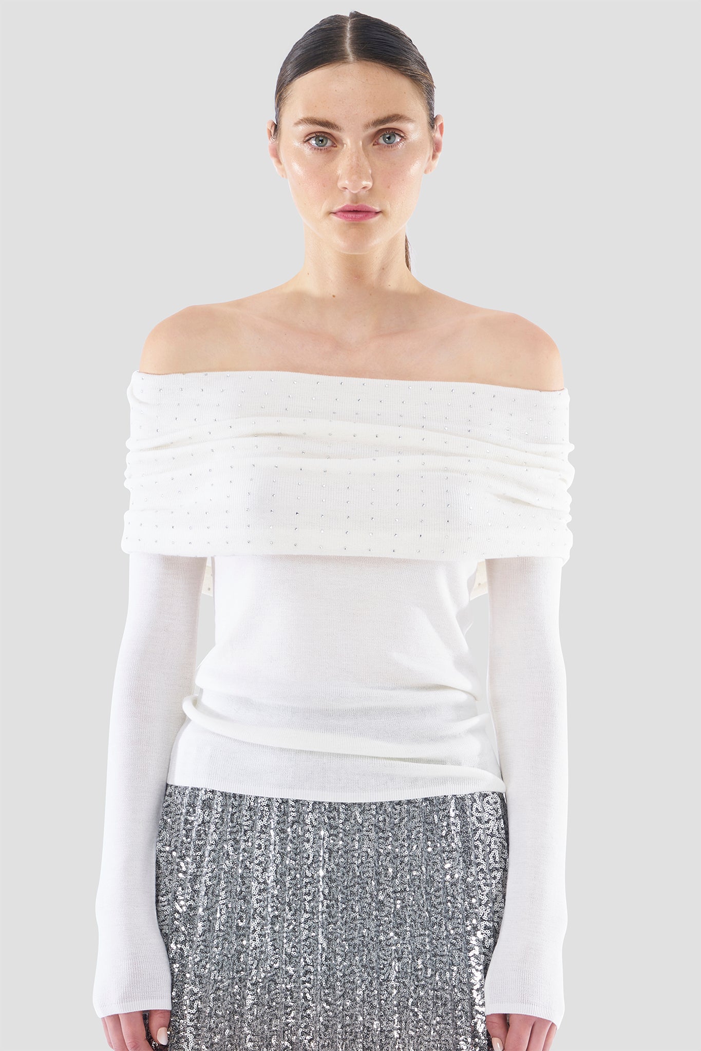 Aura Clavicle Sweater