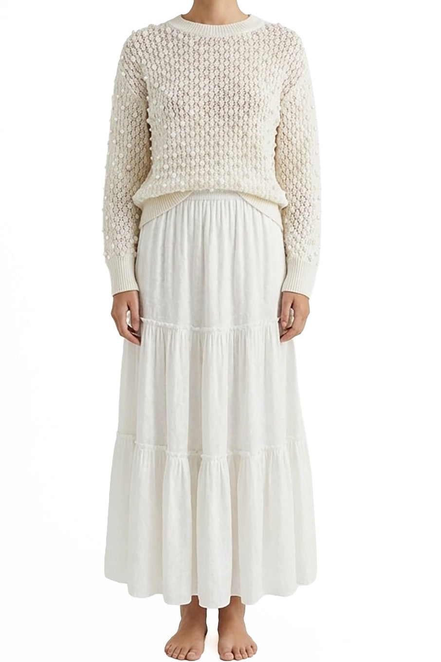 BEADED SOLAR PULLOVER