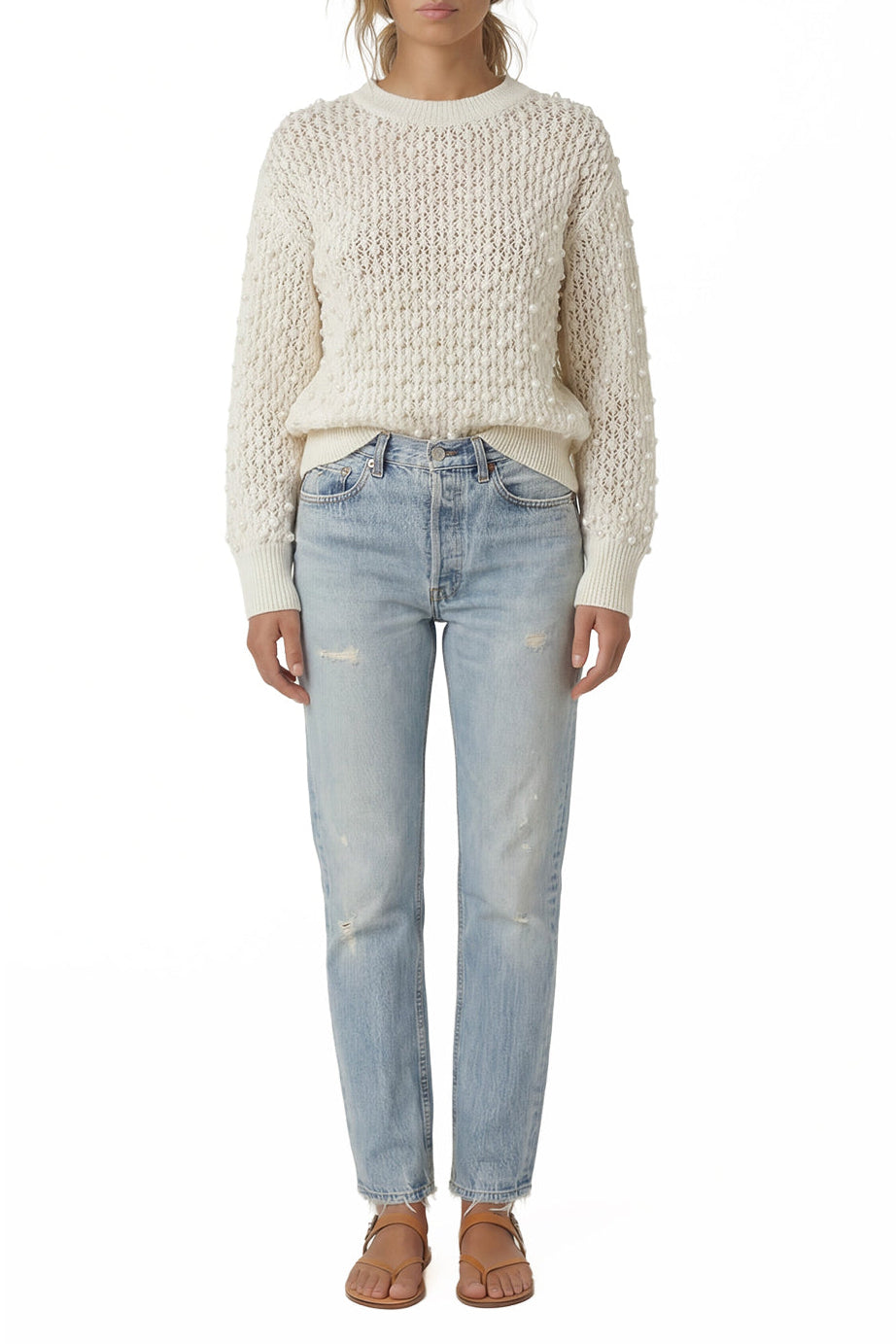 BEADED SOLAR PULLOVER