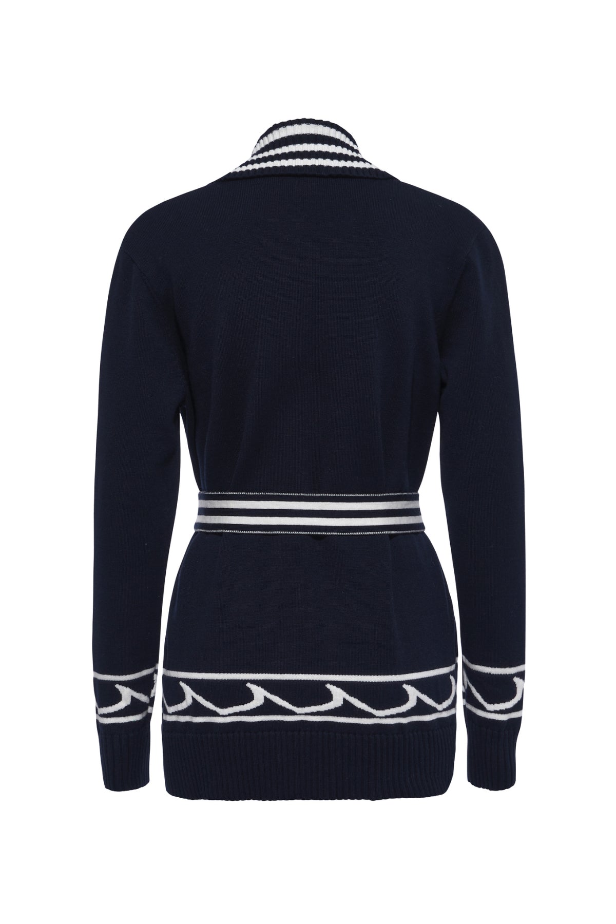 White Cap Boyfriend Cardigan