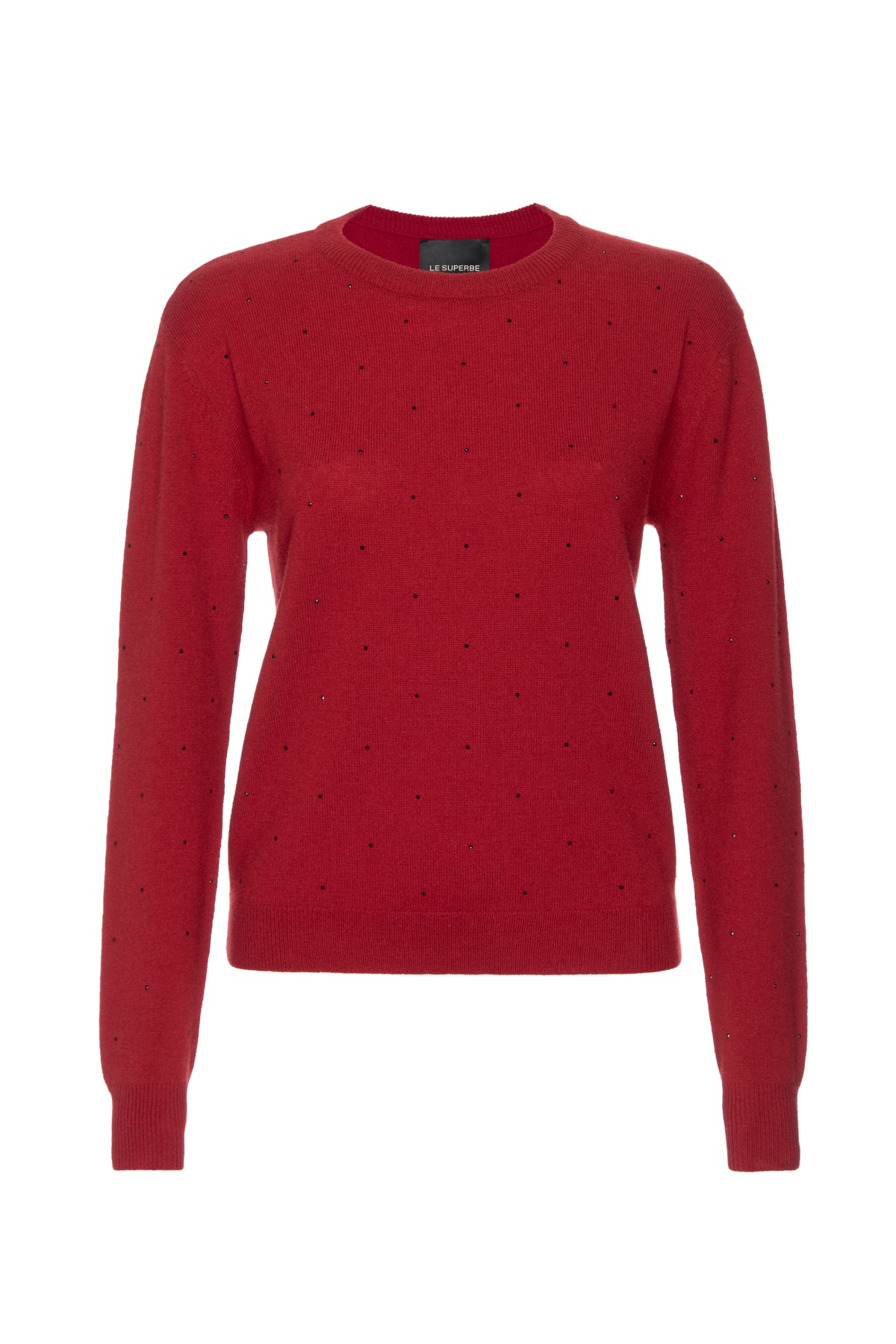 Discoball Crew Sweater (Red)