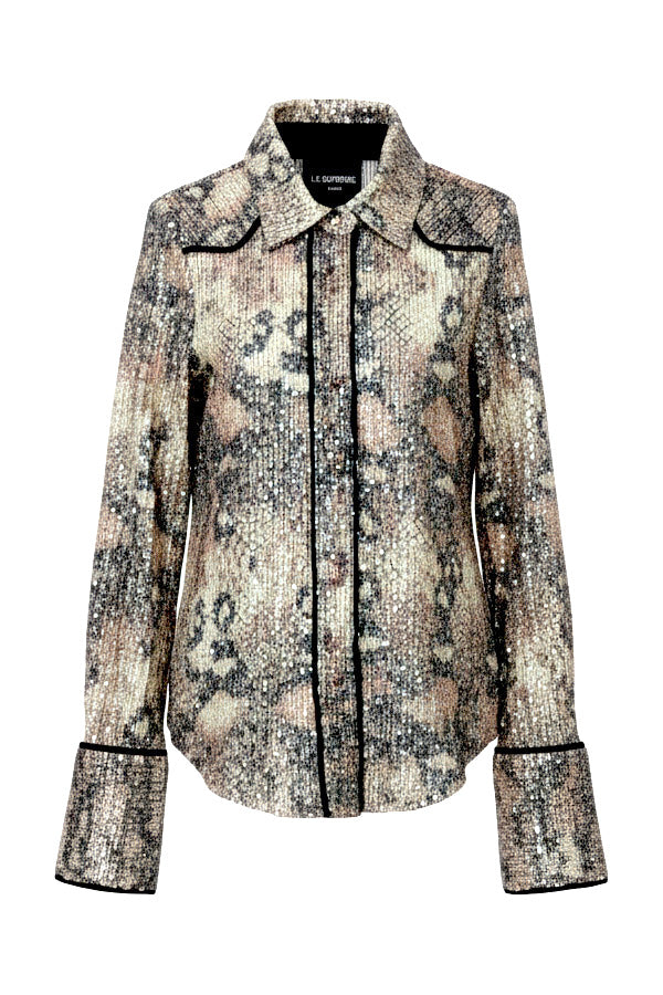 Glossy Snake Cowboy Shirt