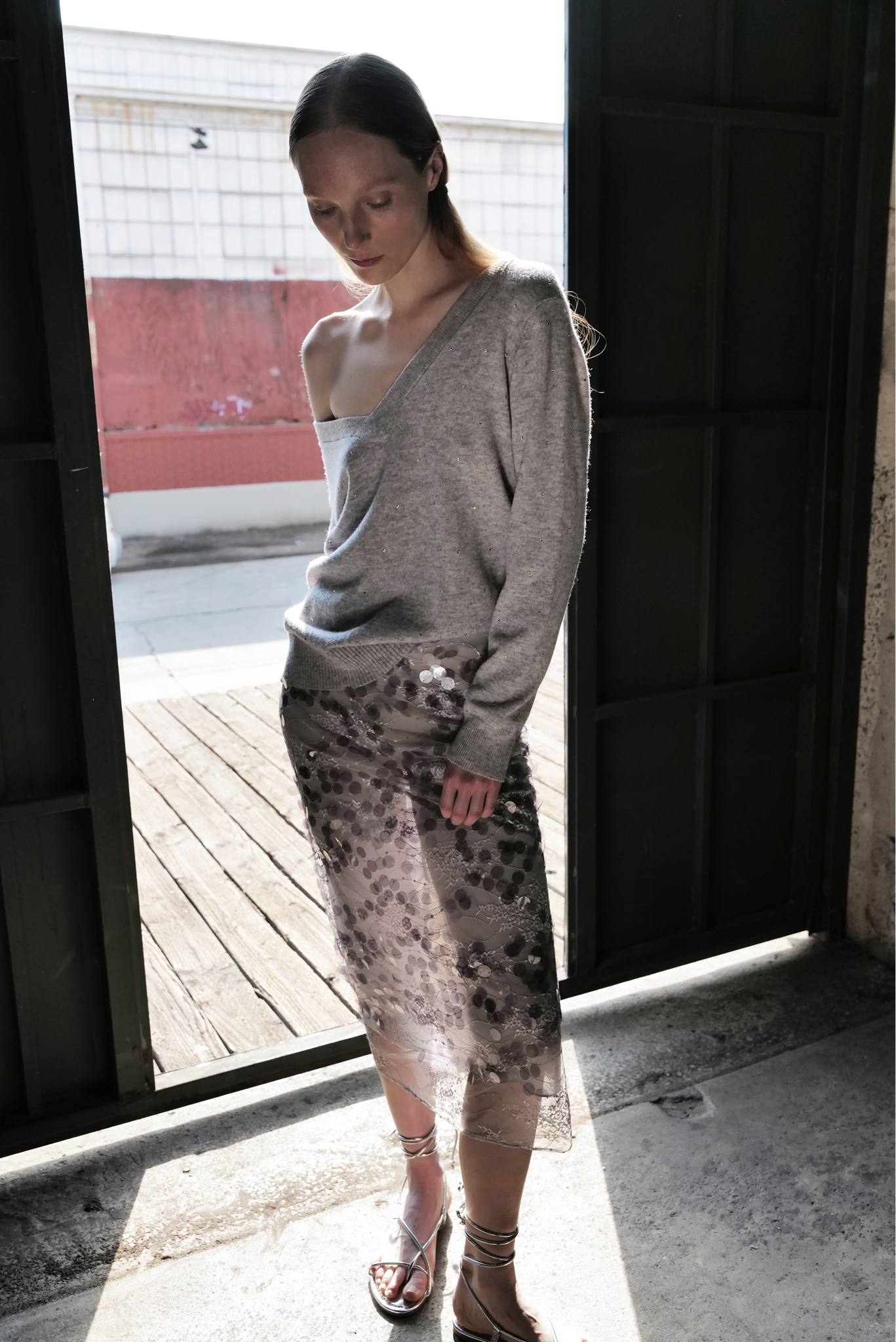 Discoball V-Neck