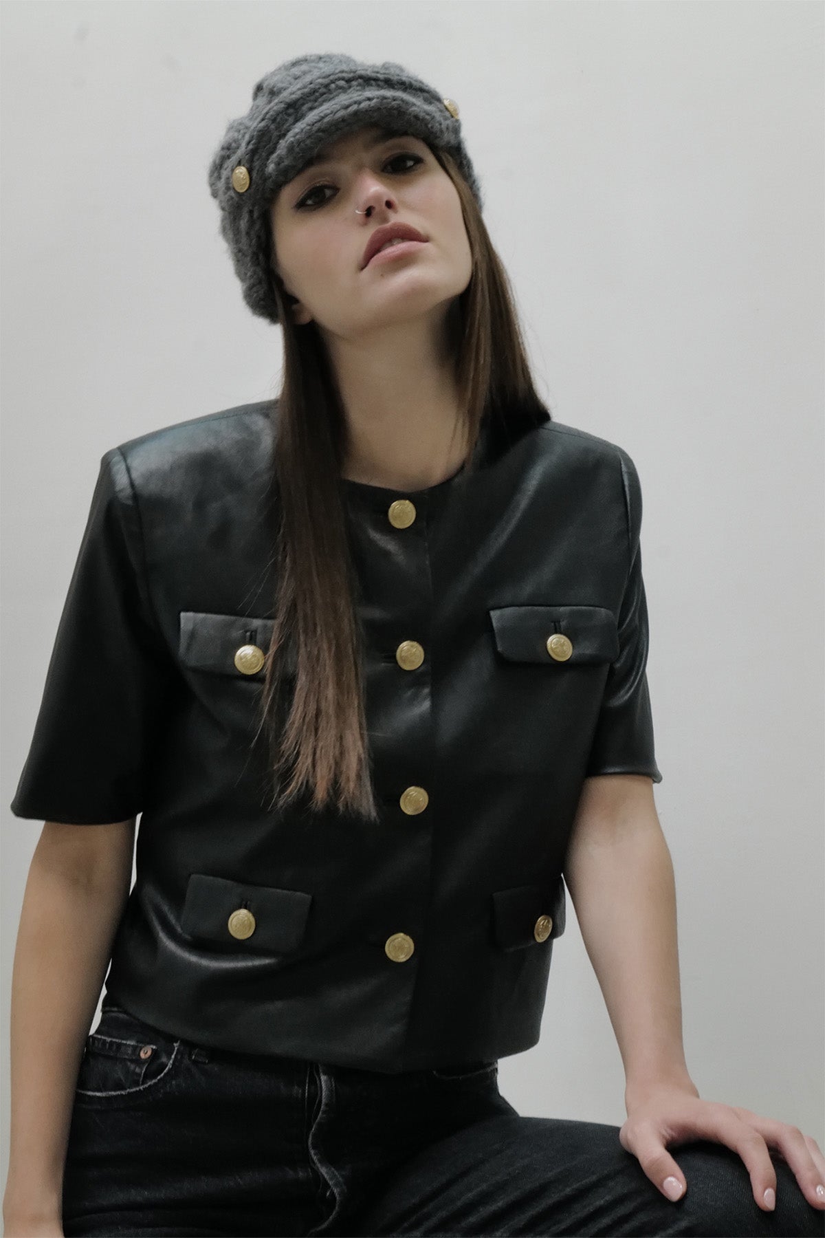 Paradis Short Sleeve Shirt Jacket