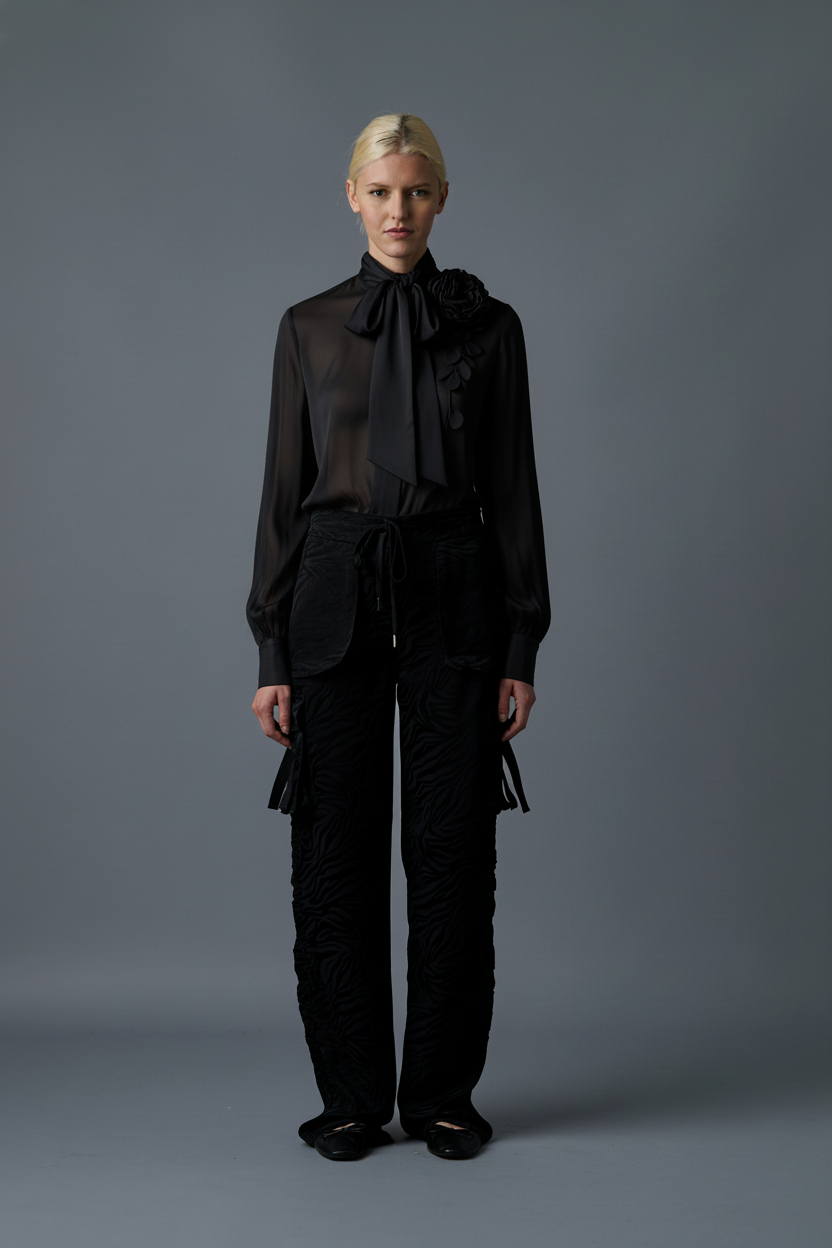 Ms Bouquet Paris Floral Blouse