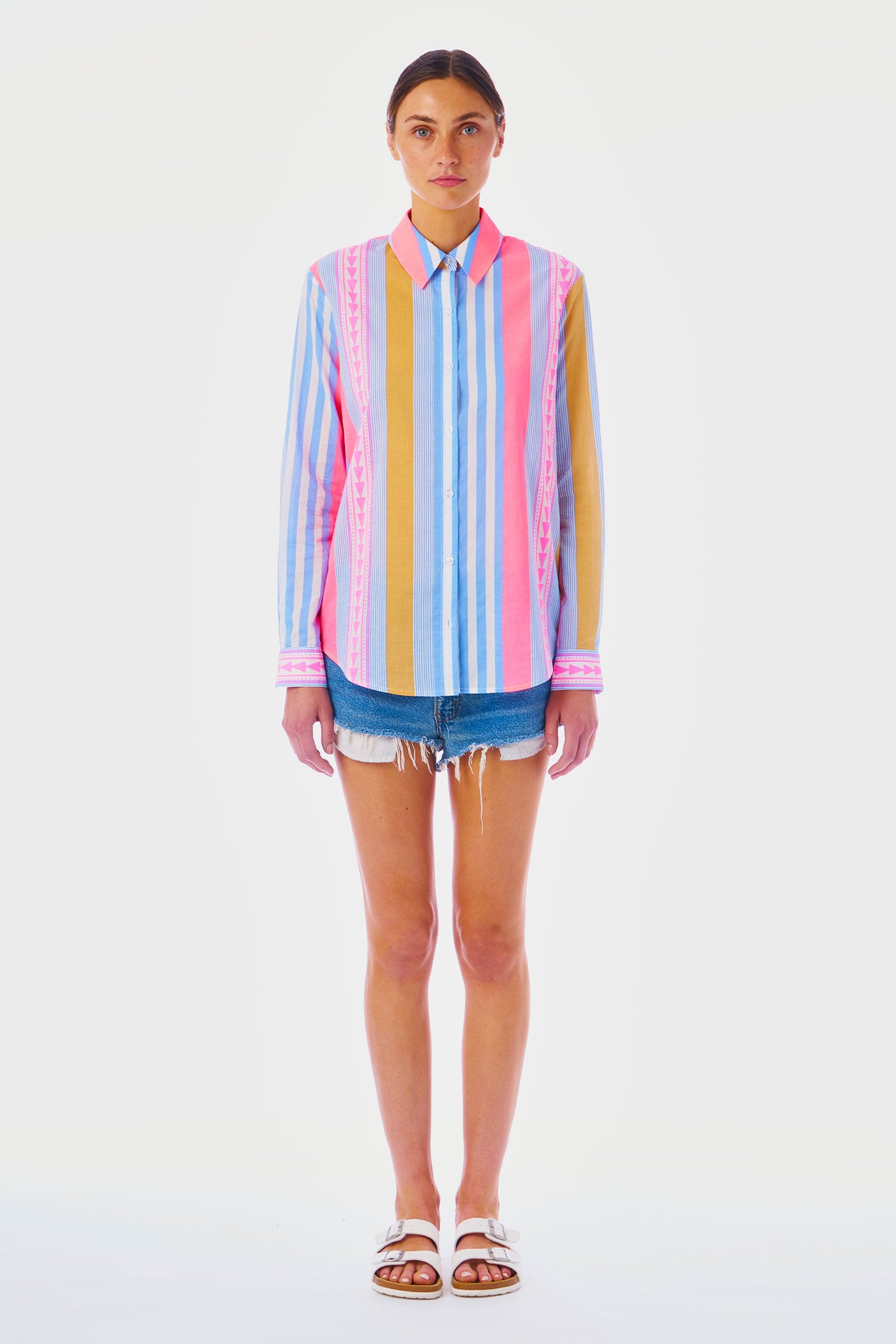 Goa Stripe Boyfriend Shirt