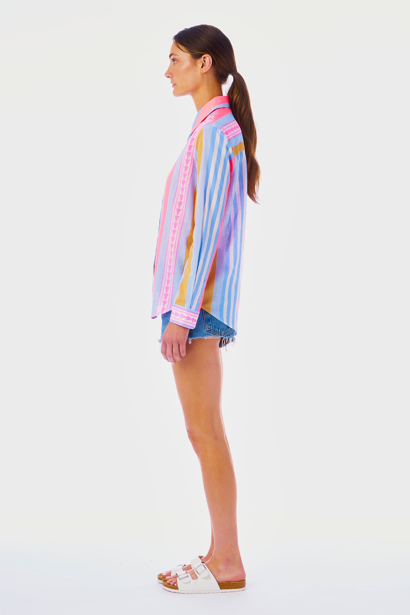 Goa Stripe Boyfriend Shirt