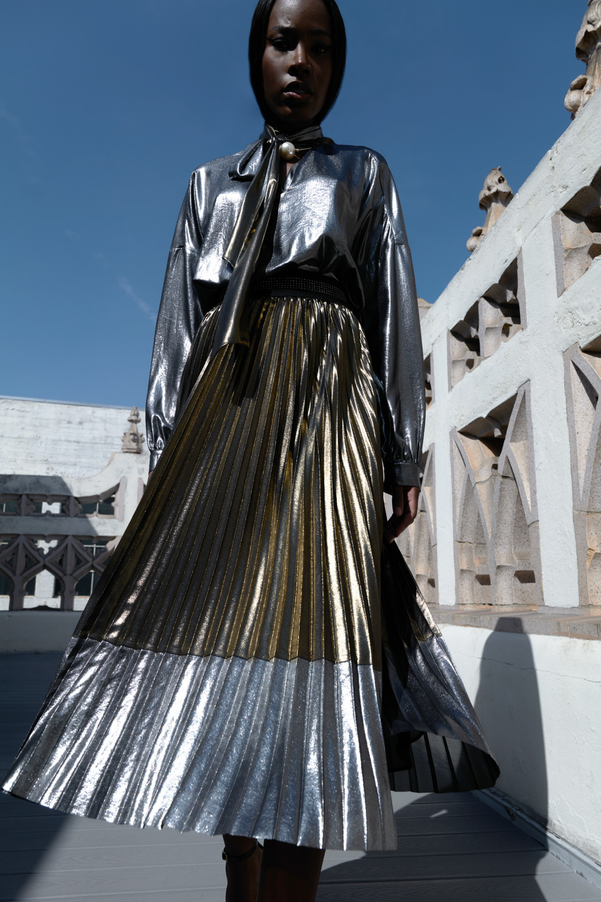 Costes Tie Front Blouse