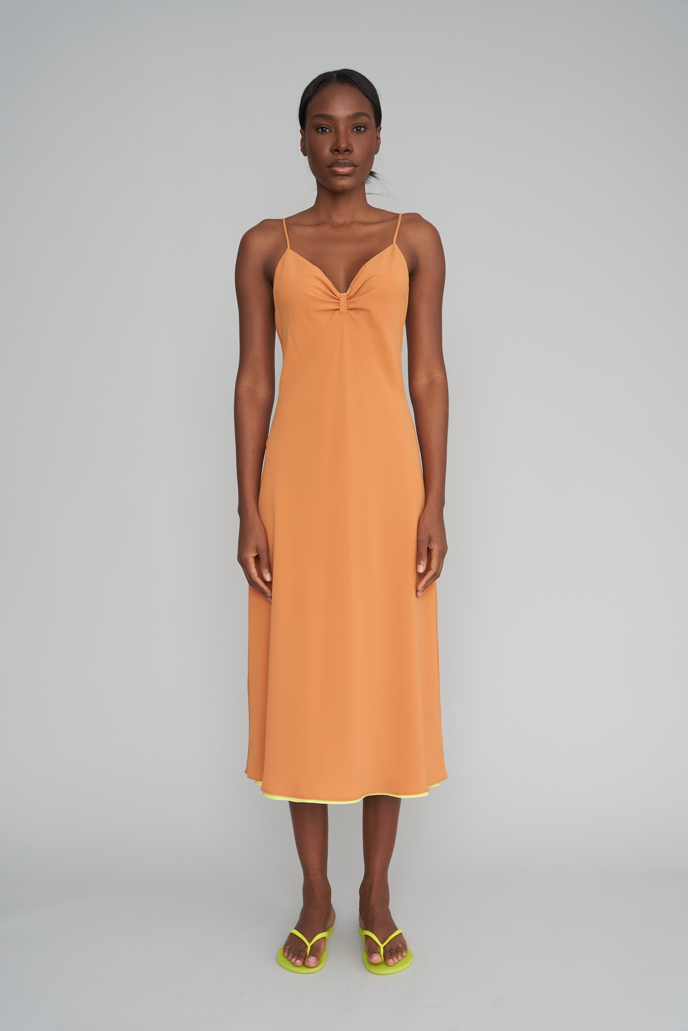 Double Bessette Slip Dress