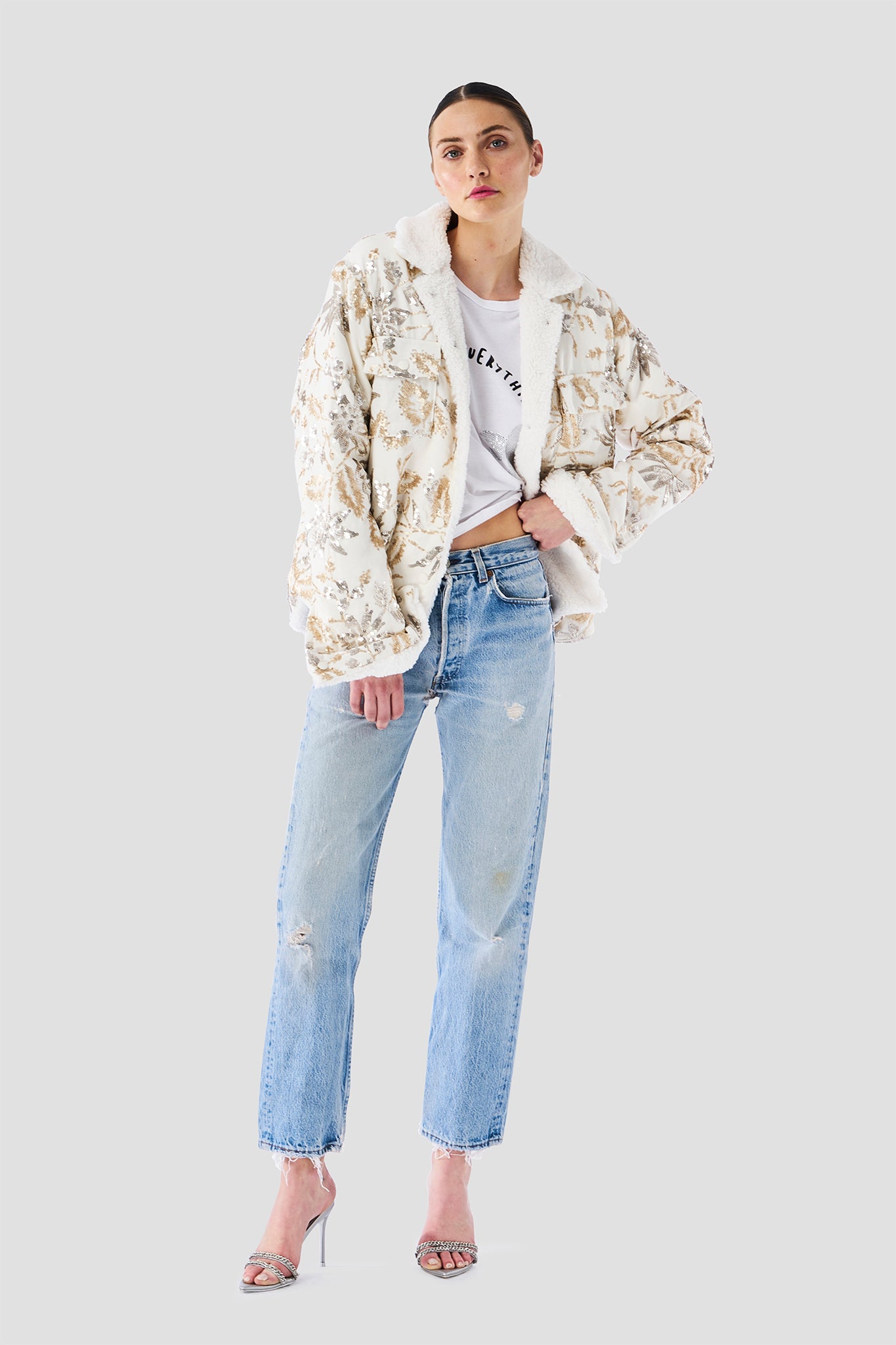 Sequin D-Vine Jacket