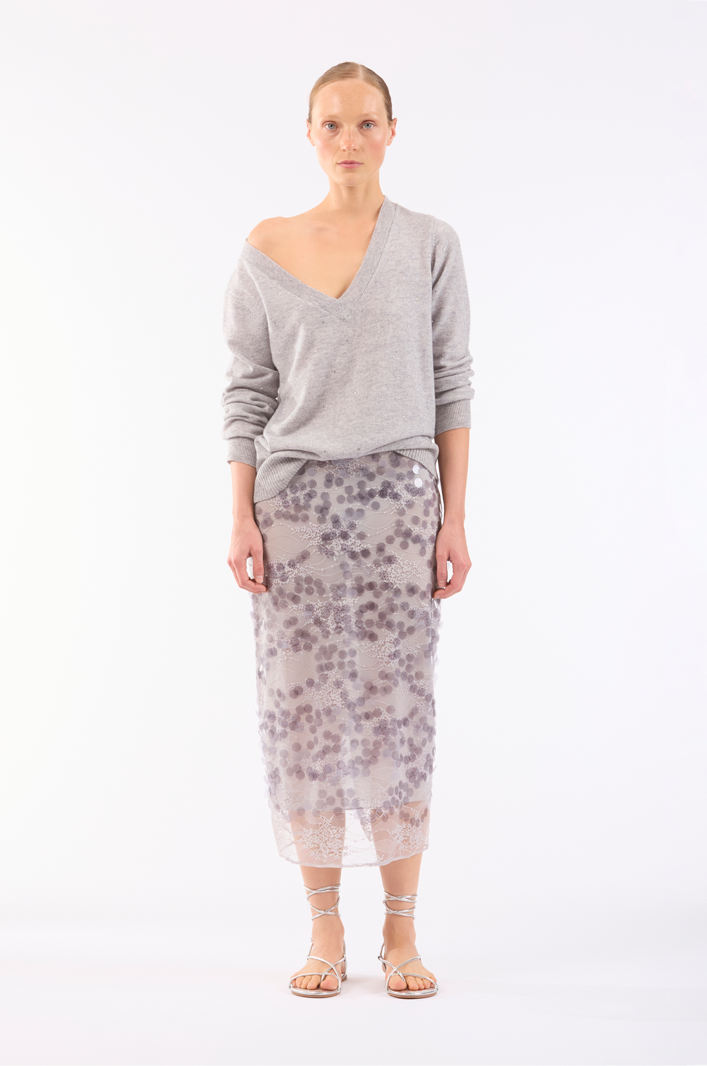 Discoball V Neck