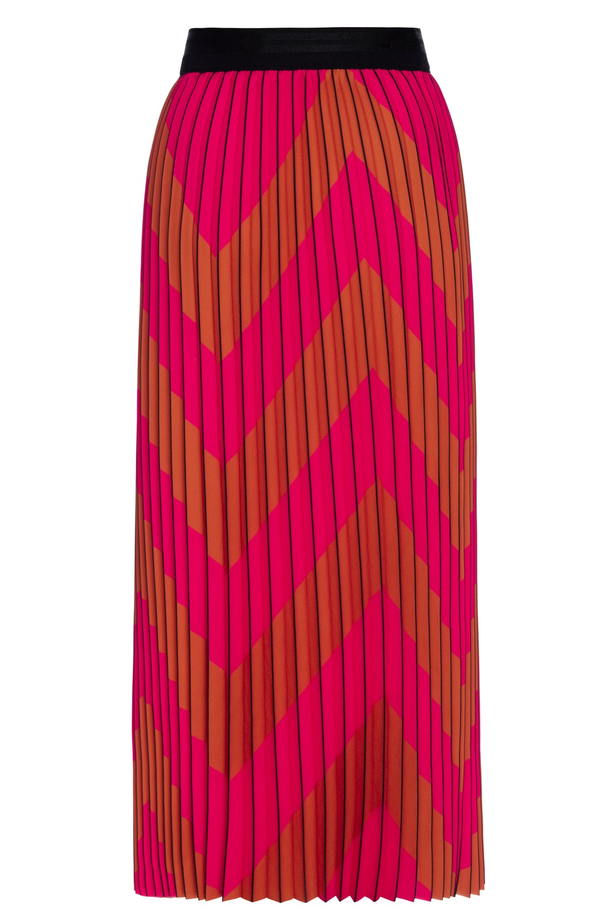 Le Superbe Chevron Pleated Skirt