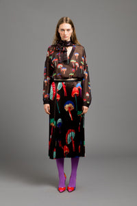 Super Shroom Pleated Skirt