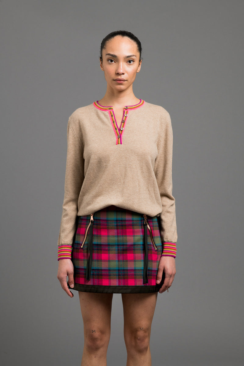 Rainbow Brite Henley