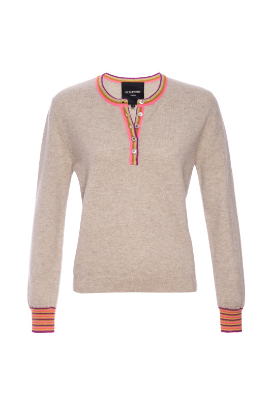 Rainbow Brite Henley