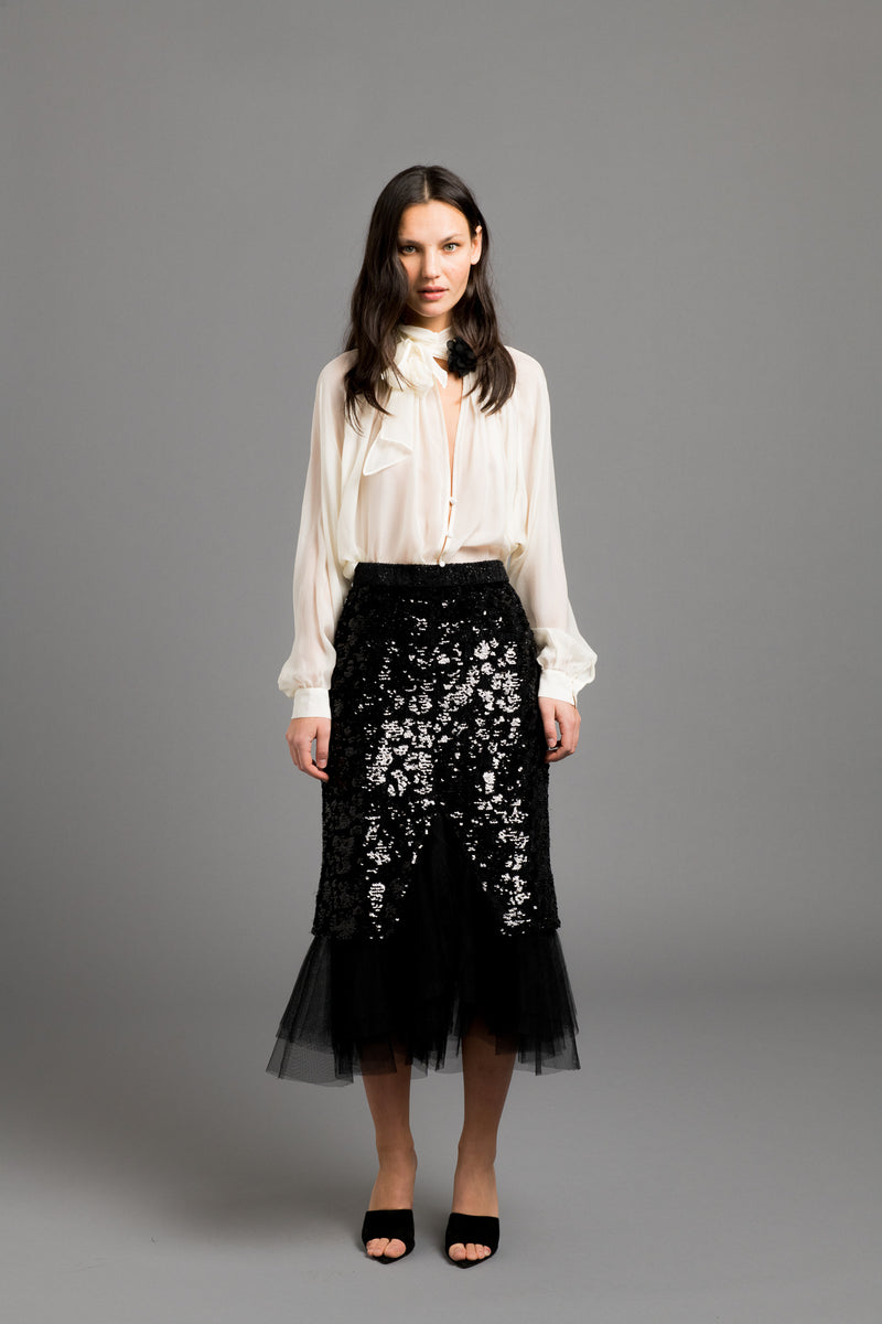 Ms Bouquet Paris Floral Blouse