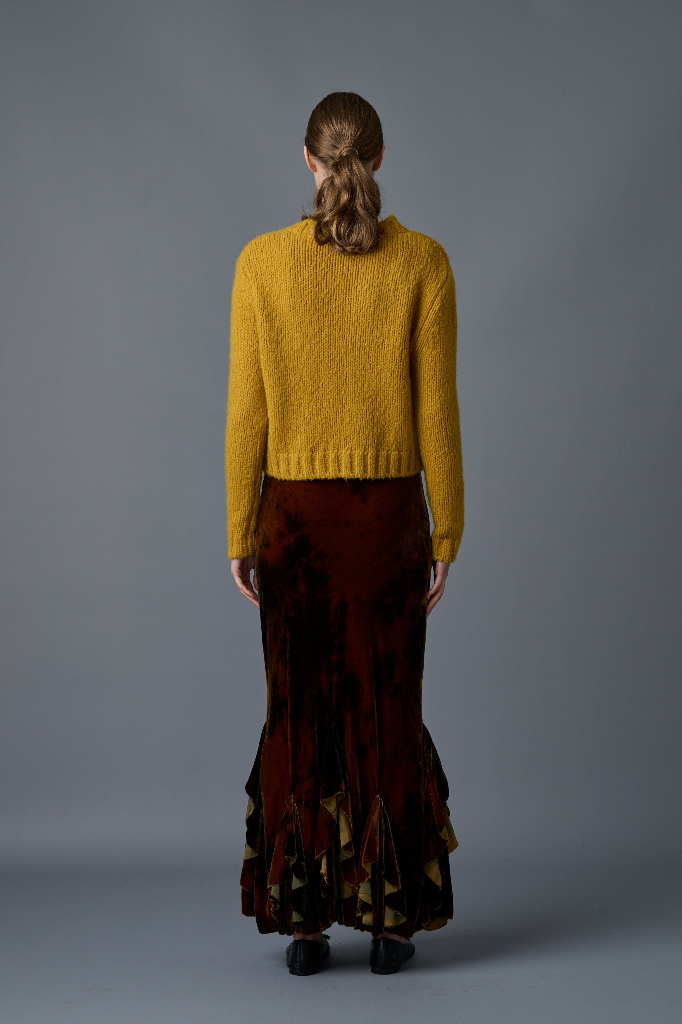 le superbe dads v neck sweater golden