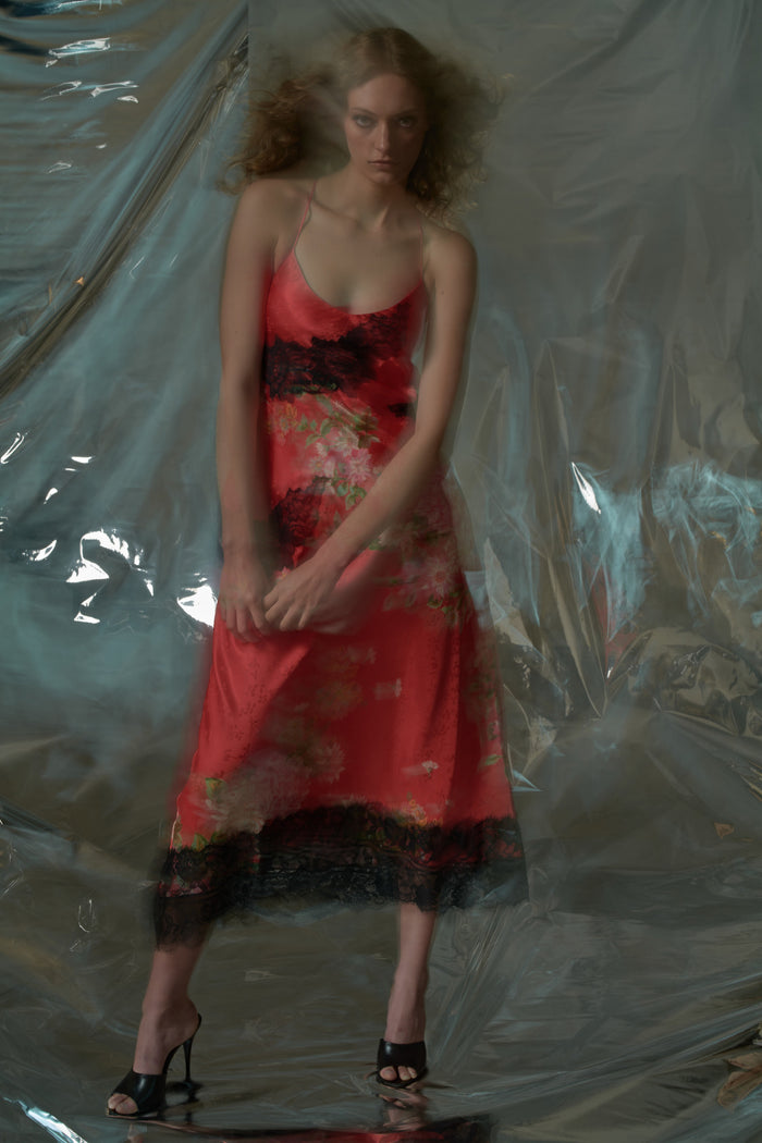 Superbe Lace Slip Dress