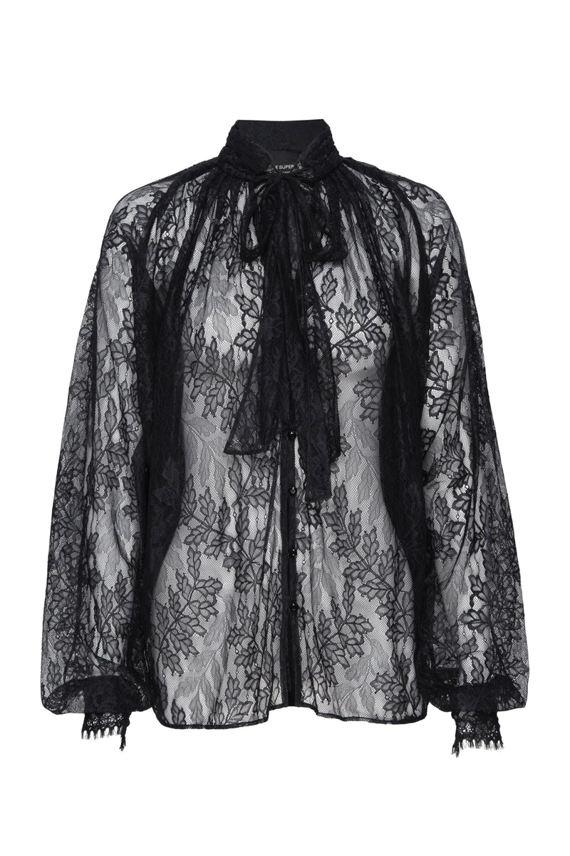 MS. Bouquet Lace Floral Blouse