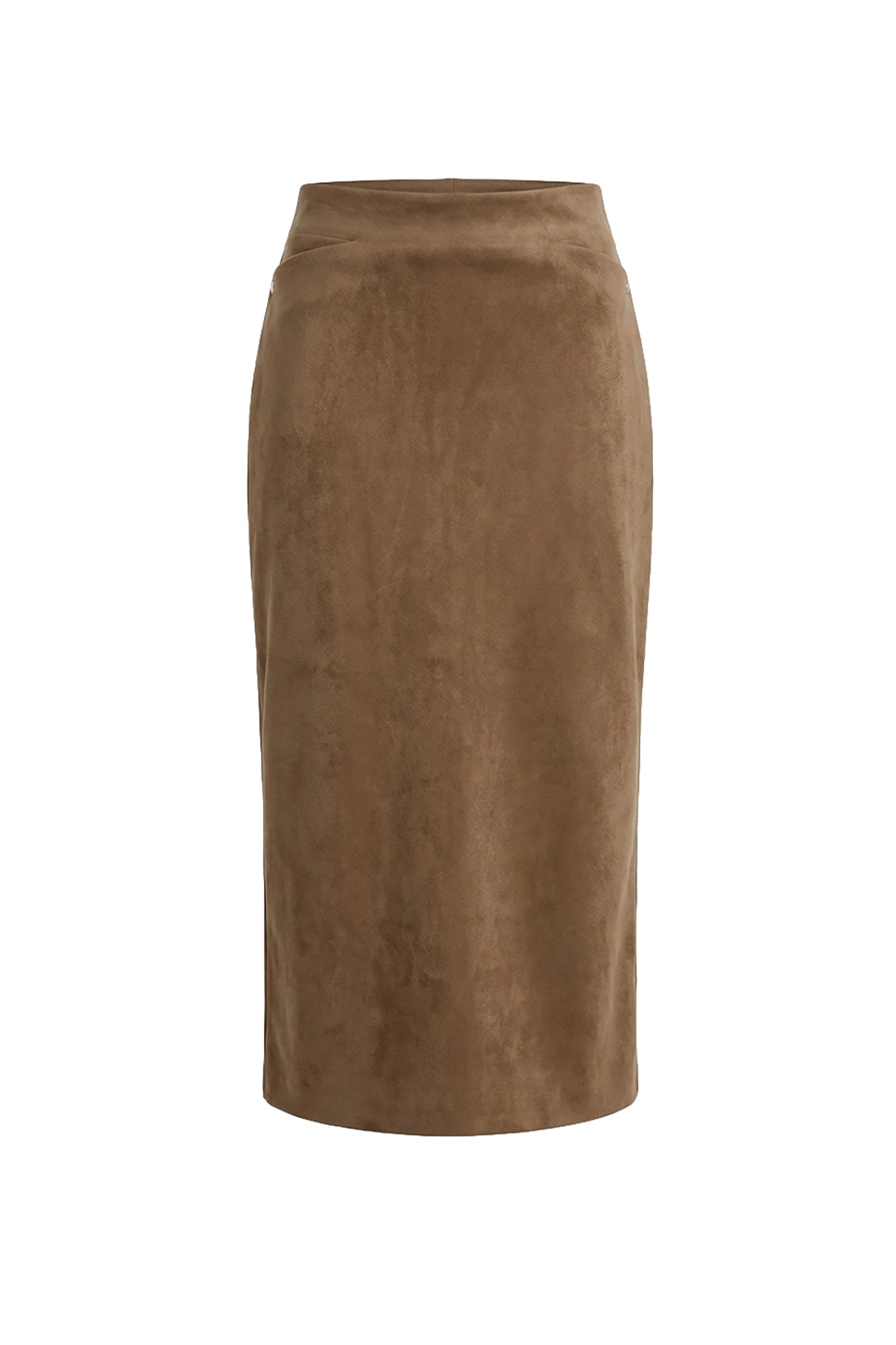 Superbe Suede Pencil Skirt