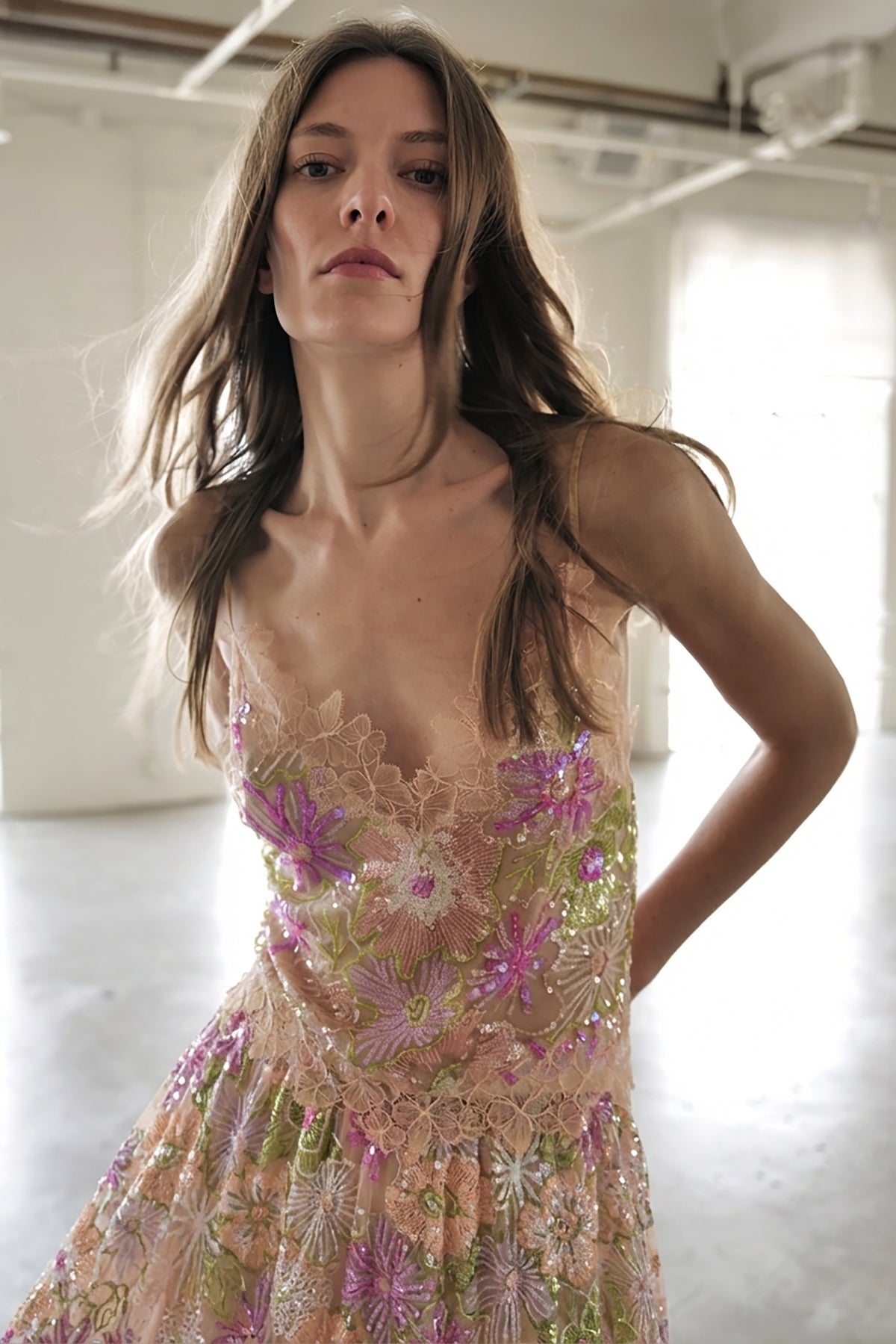 Flori Culture Pleated Skirt