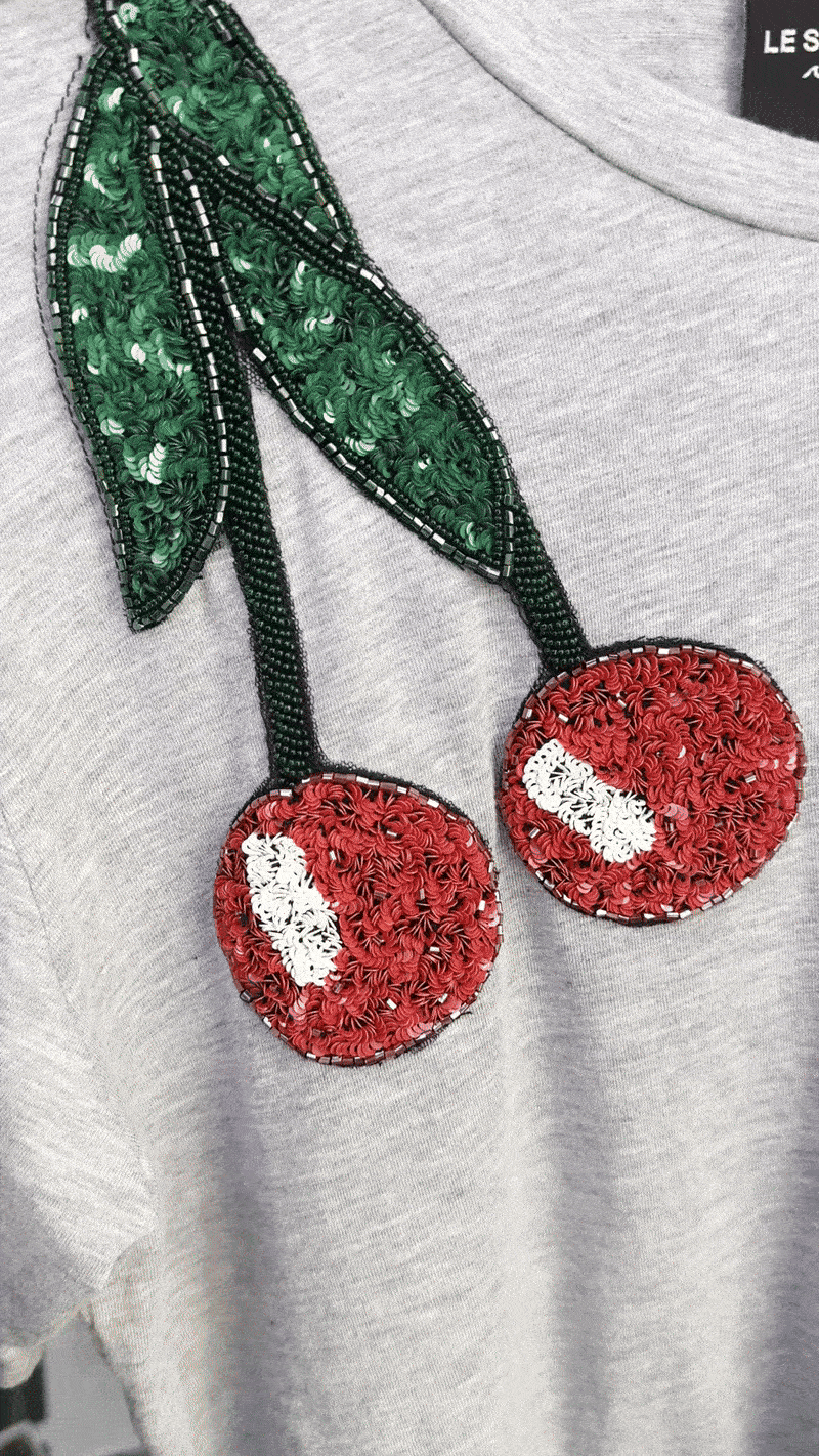 Cherry On Shoulder Tee