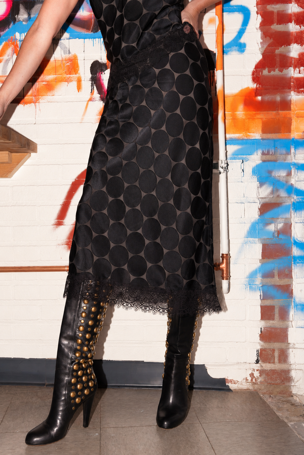 Kusama Dot Skirt