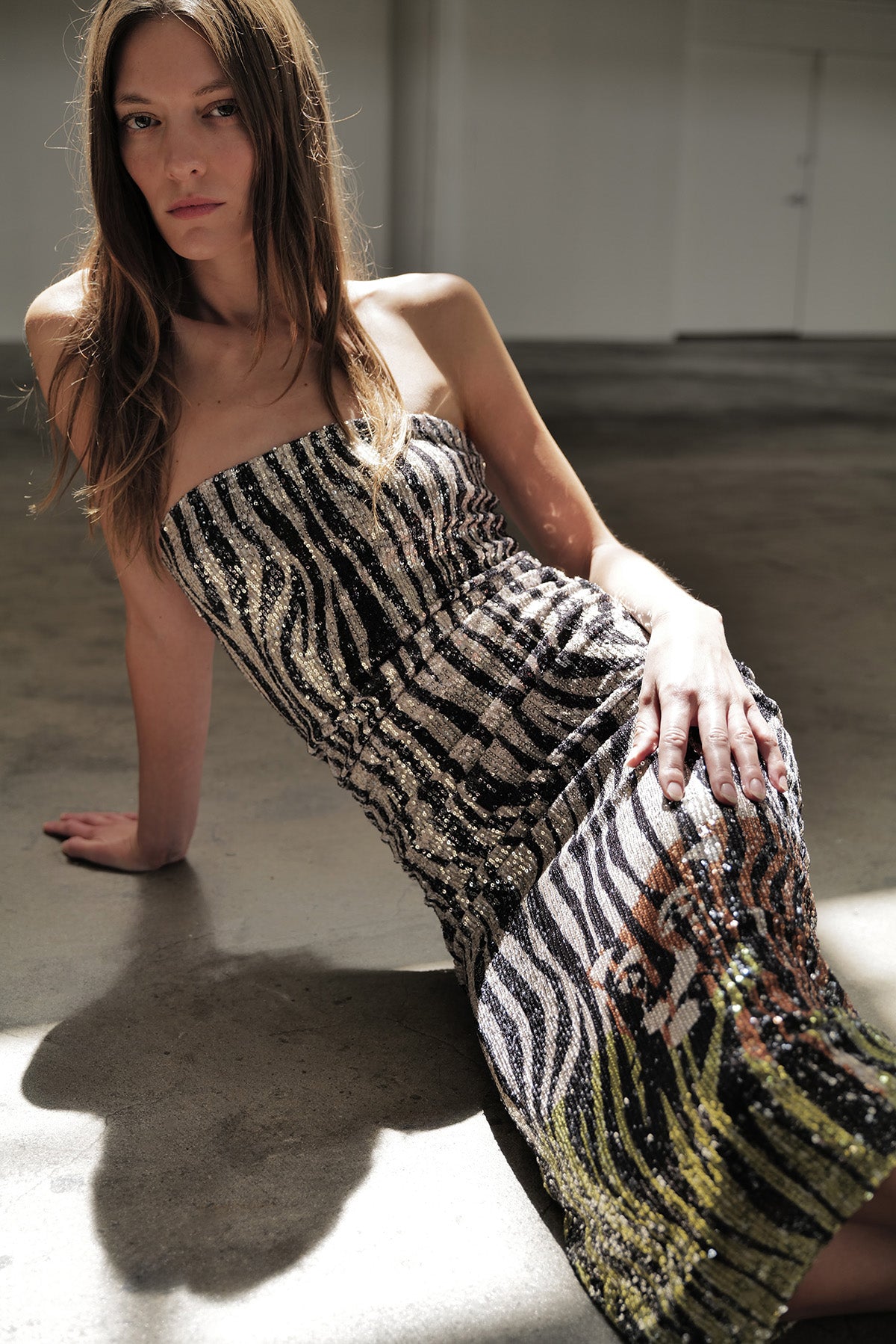 Hidden Tiger Tube Dress