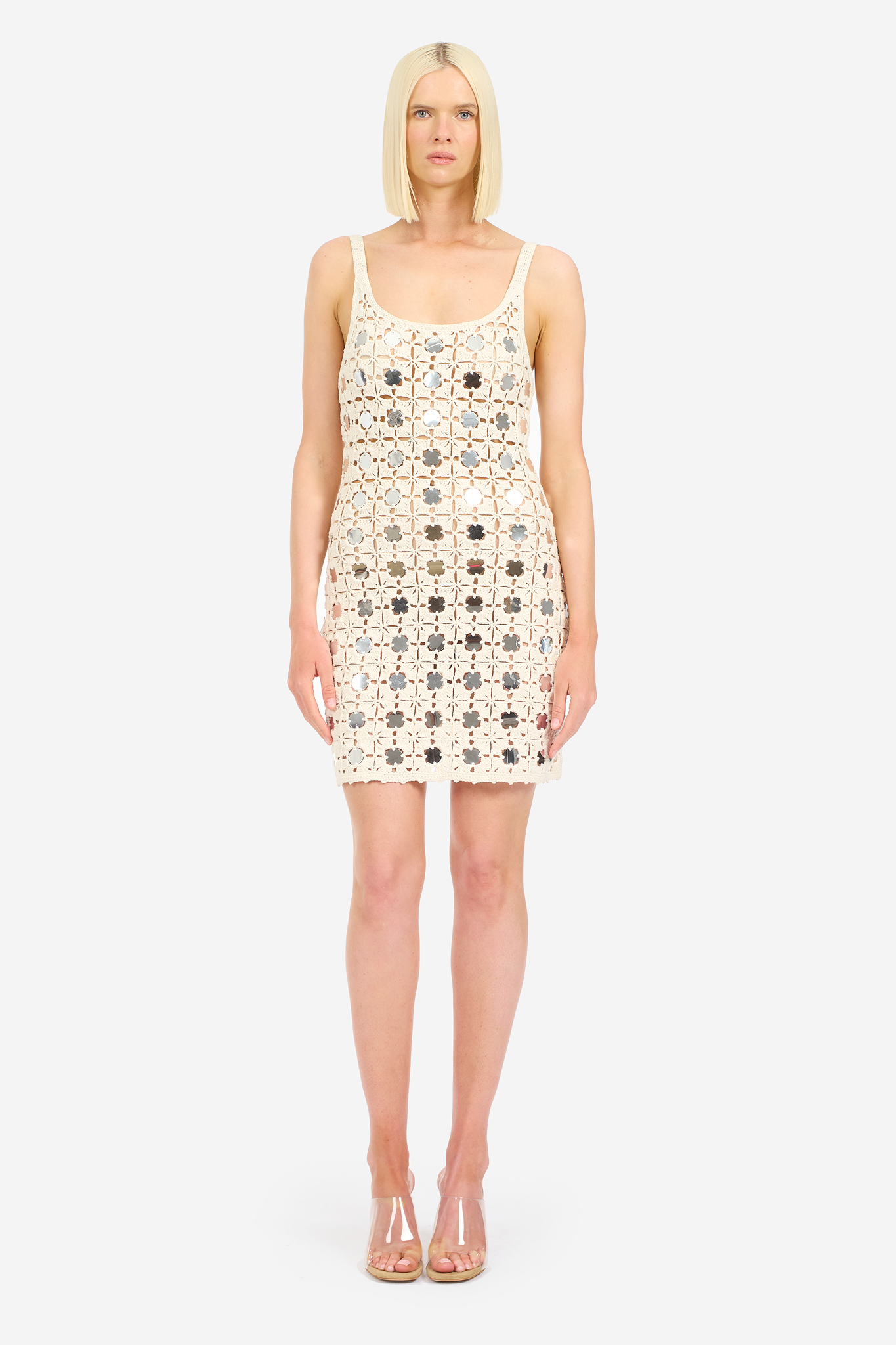 Gypset Crochet Mirrored Mini Dress