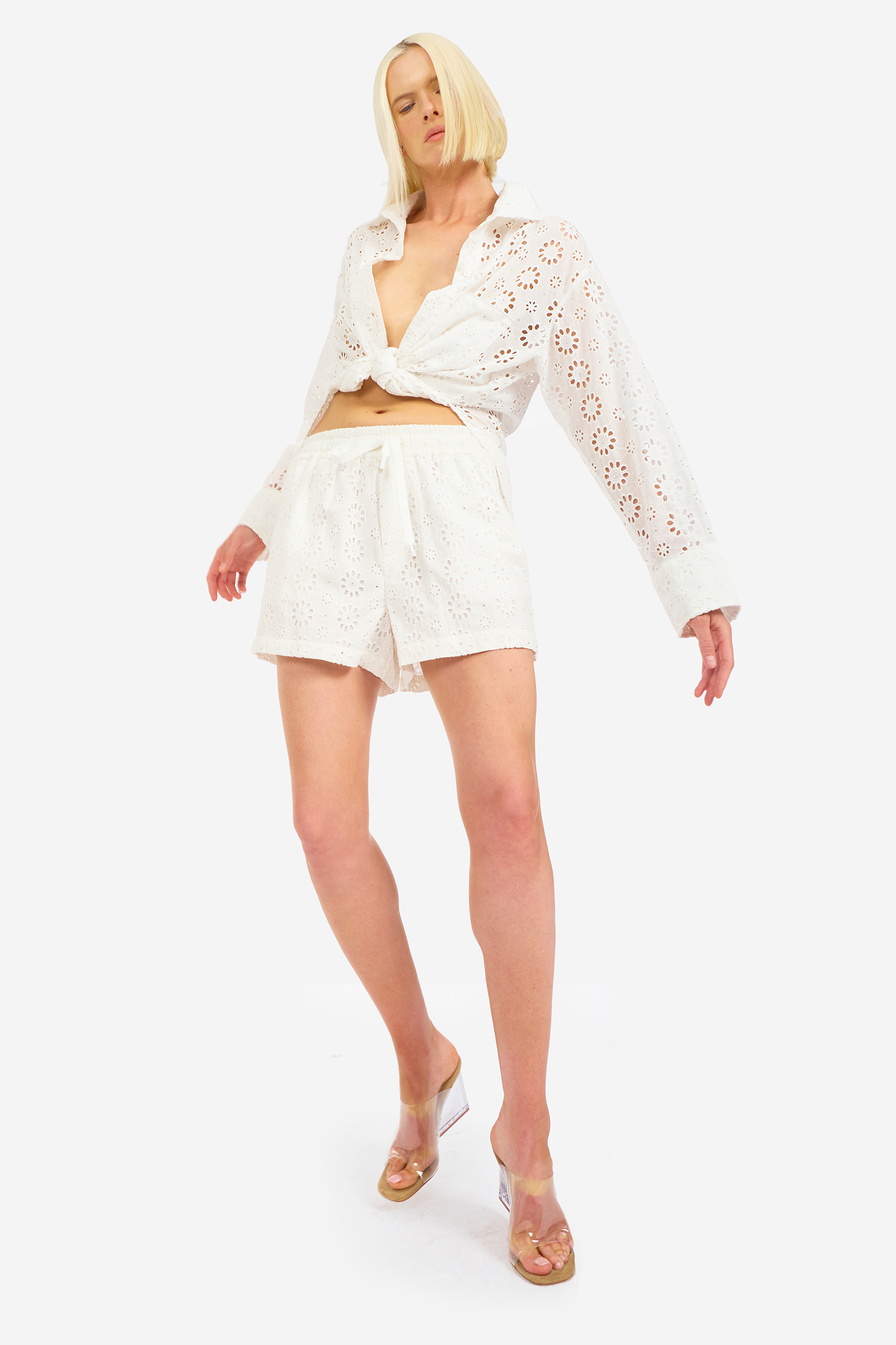 Eyelet Anglais Boxer Short
