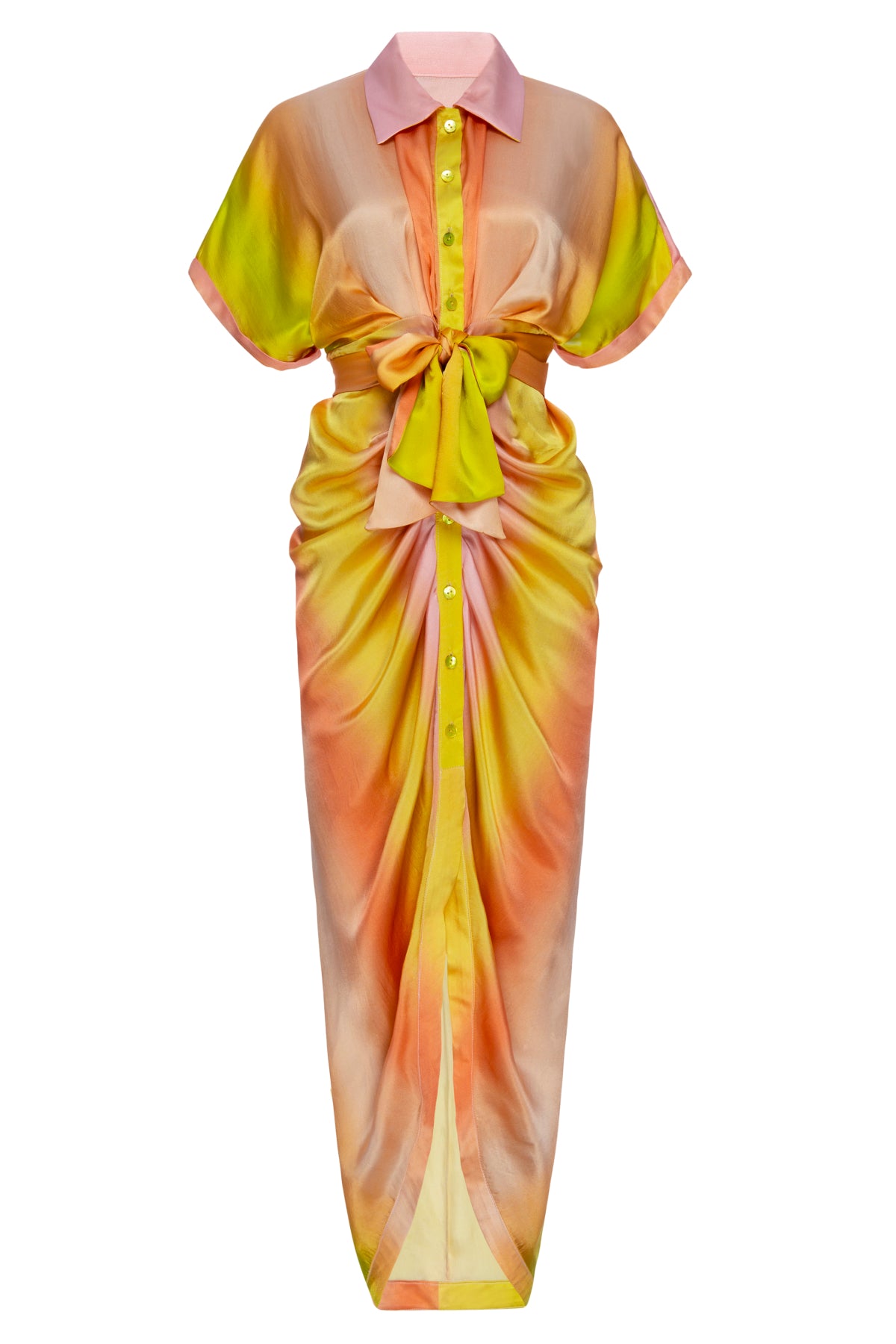 Le Superbe Miko Dress in Ombre Sunset