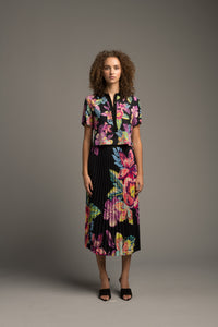 Acid Hawaii Pleated Skirt