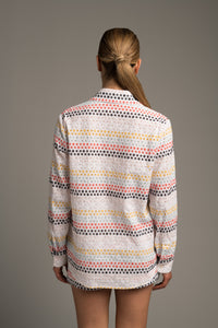 Sunset Eyelet Bf Shirt