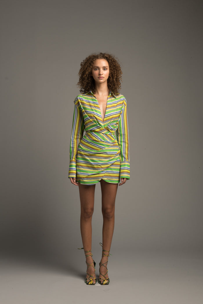 Future Looks Bright Wrap Dress