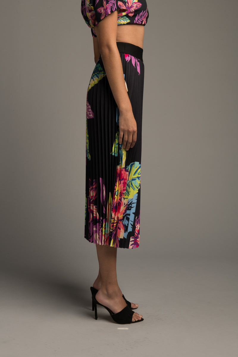 Acid Hawaii Pleated Skirt