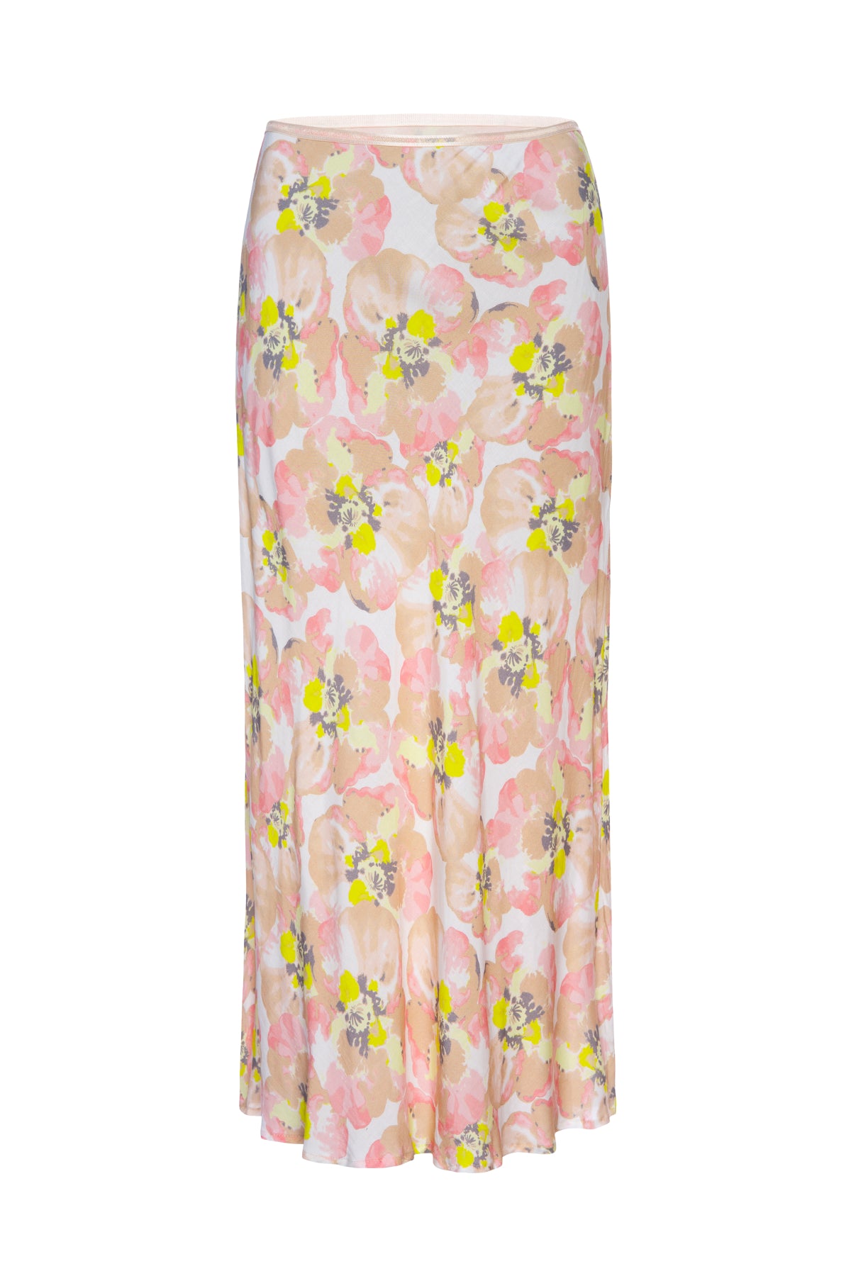A-Lister Slip Skirt In Pale Warhol Floral