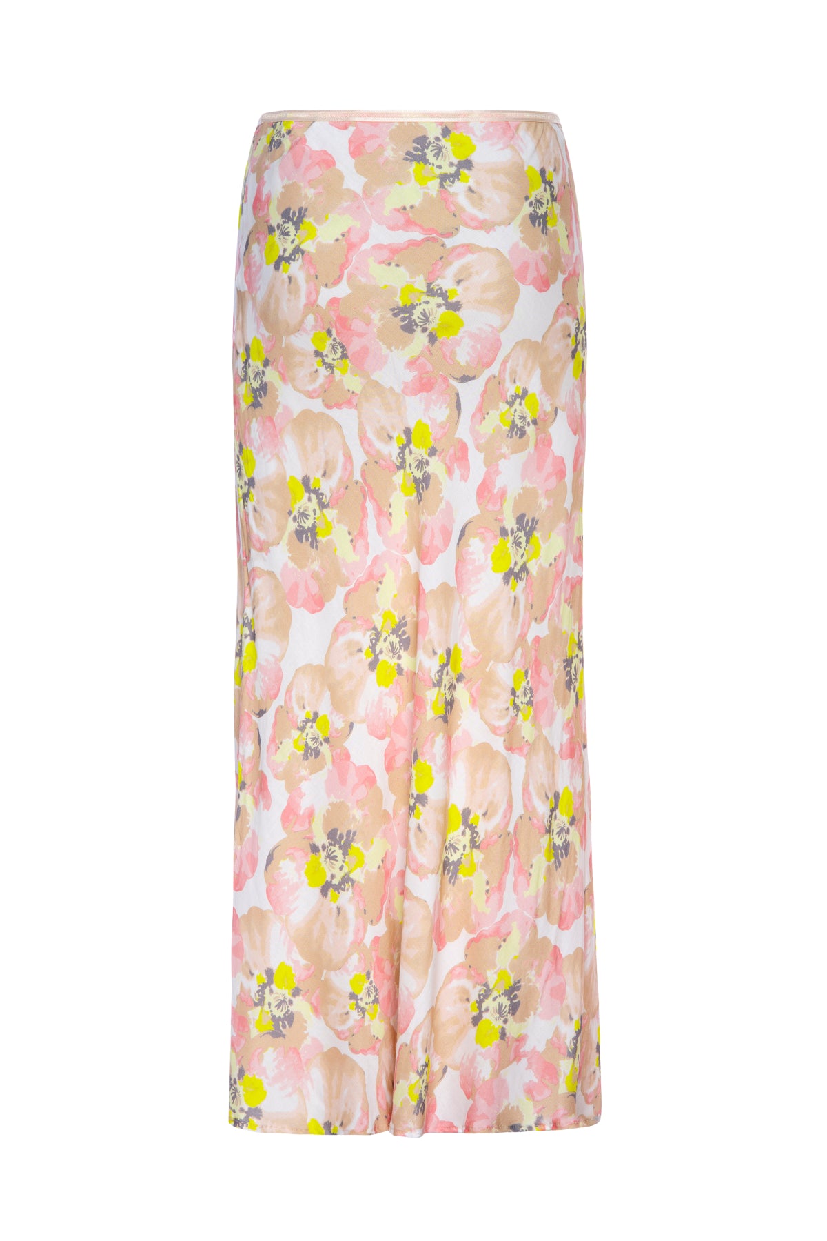 A-Lister Slip Skirt In Pale Warhol Floral