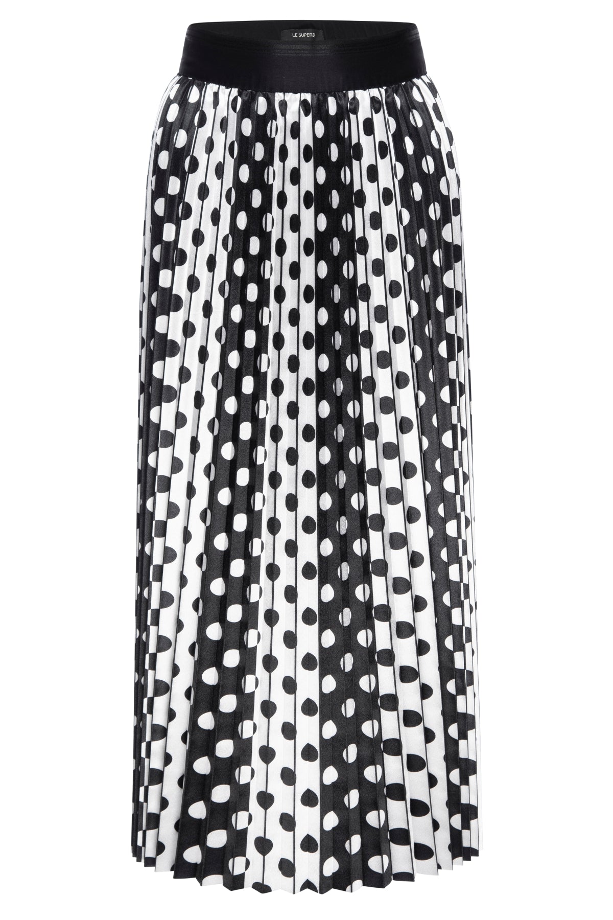 Le Superbe Stripish Dots Pleated Skirt