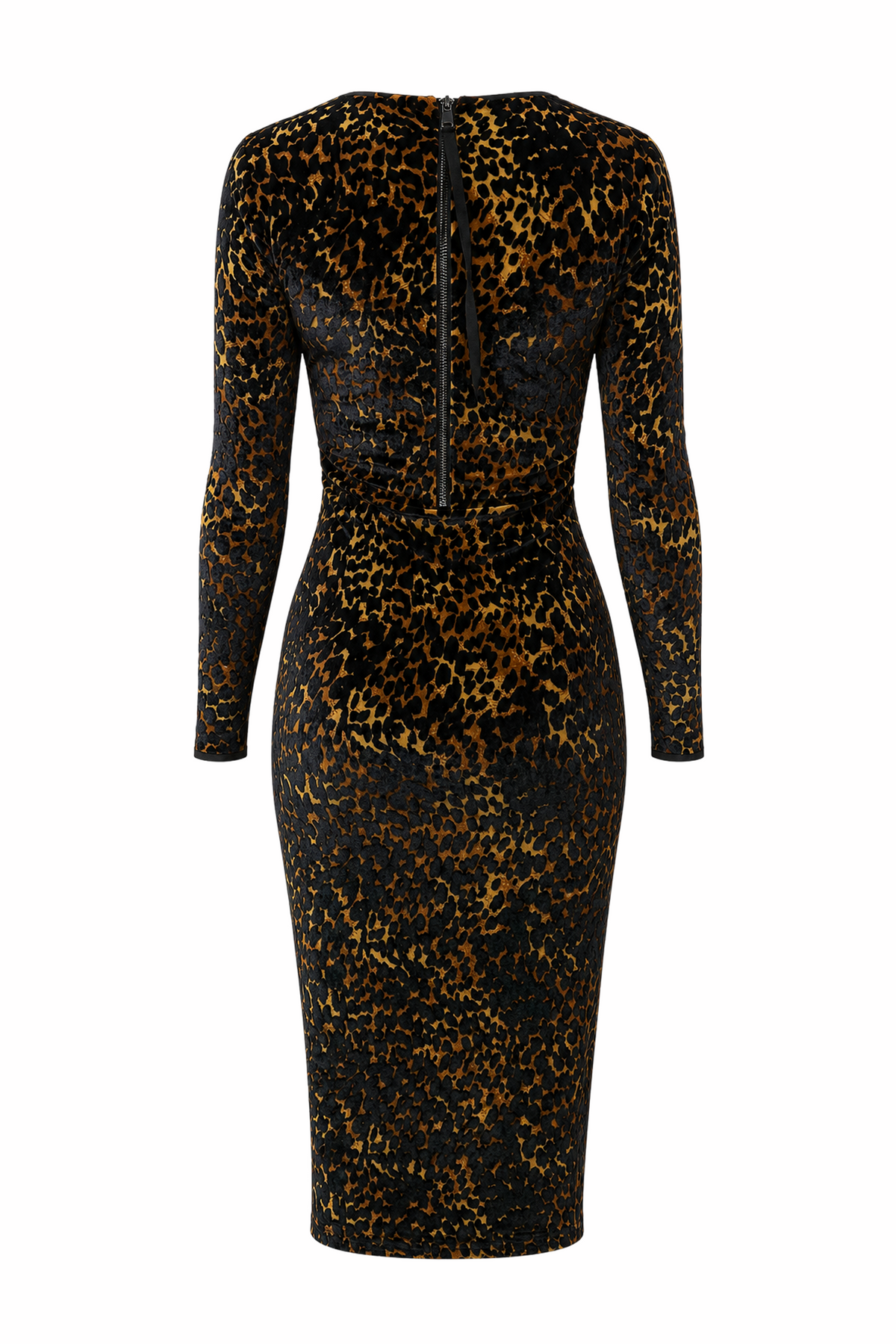 Classic Leopard Square Neck Twiggy Dress