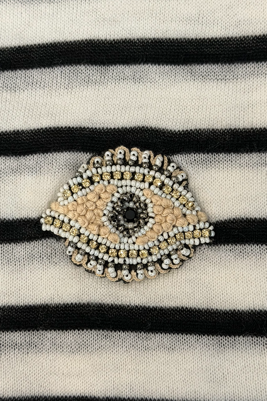 See You Stripe Jumper