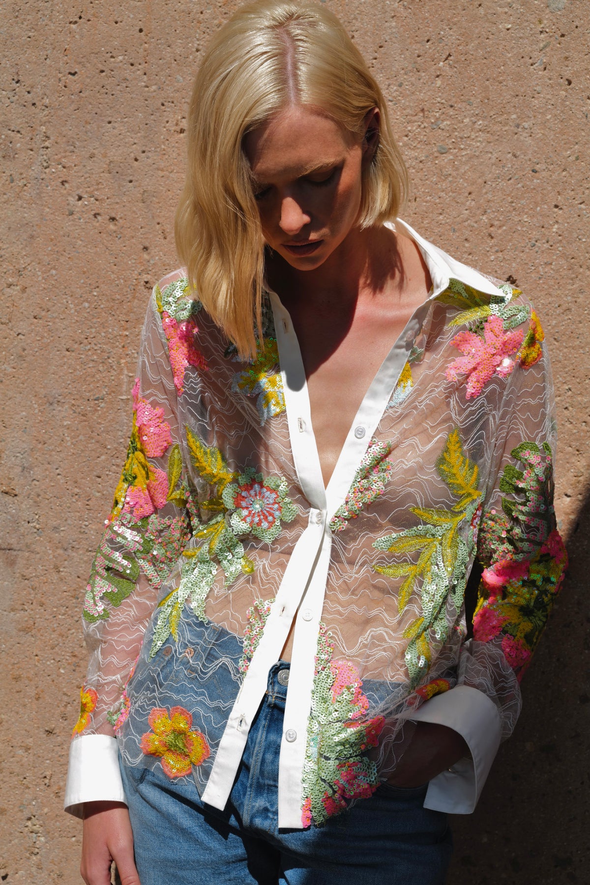 Le Superbe Tropical Lace Shirt