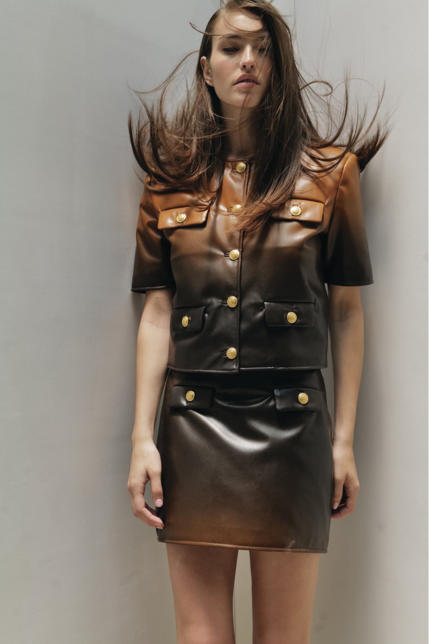 Paradis Pleather SS Jacket