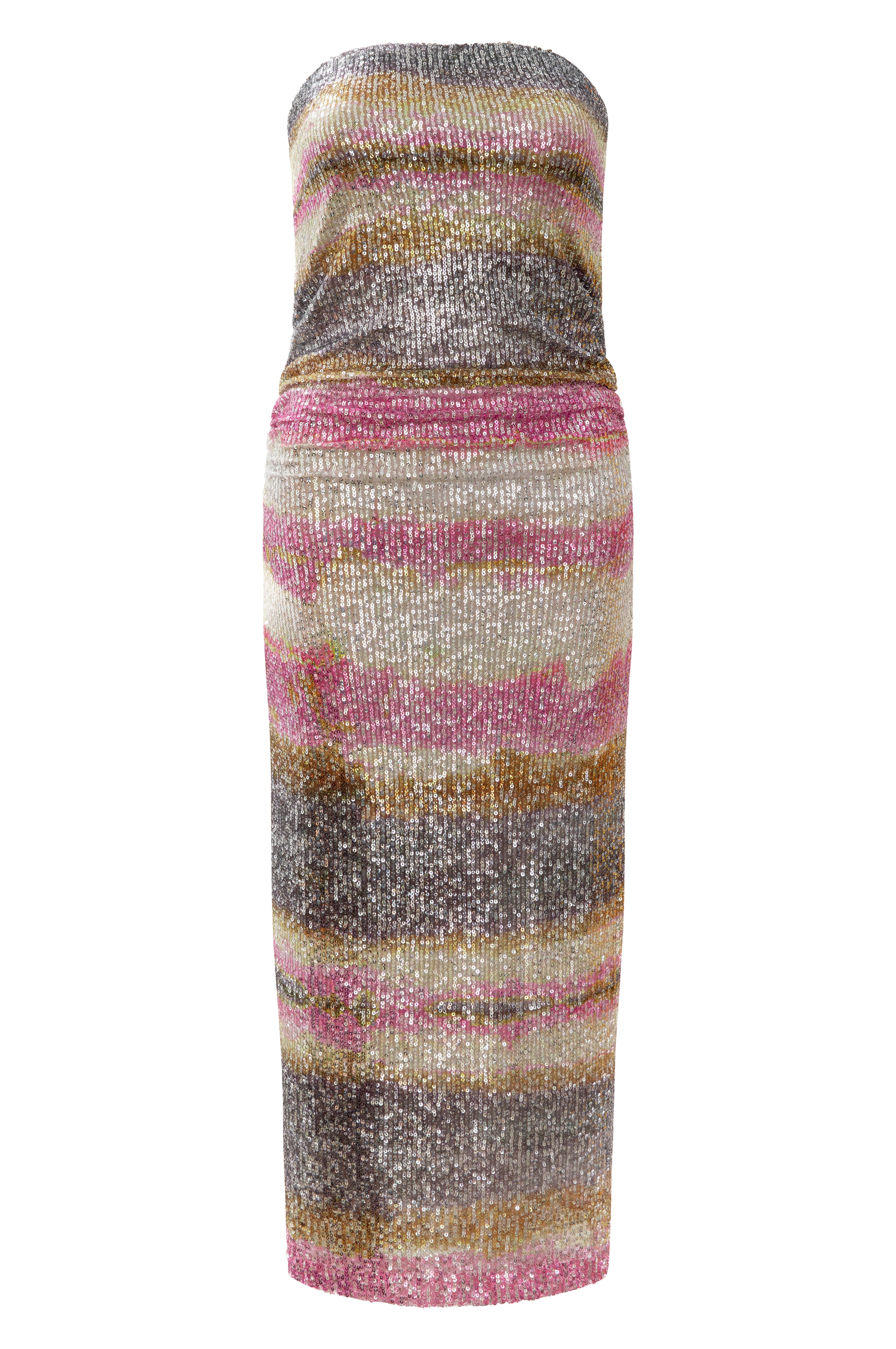 Shibori Stripe Tube Dress