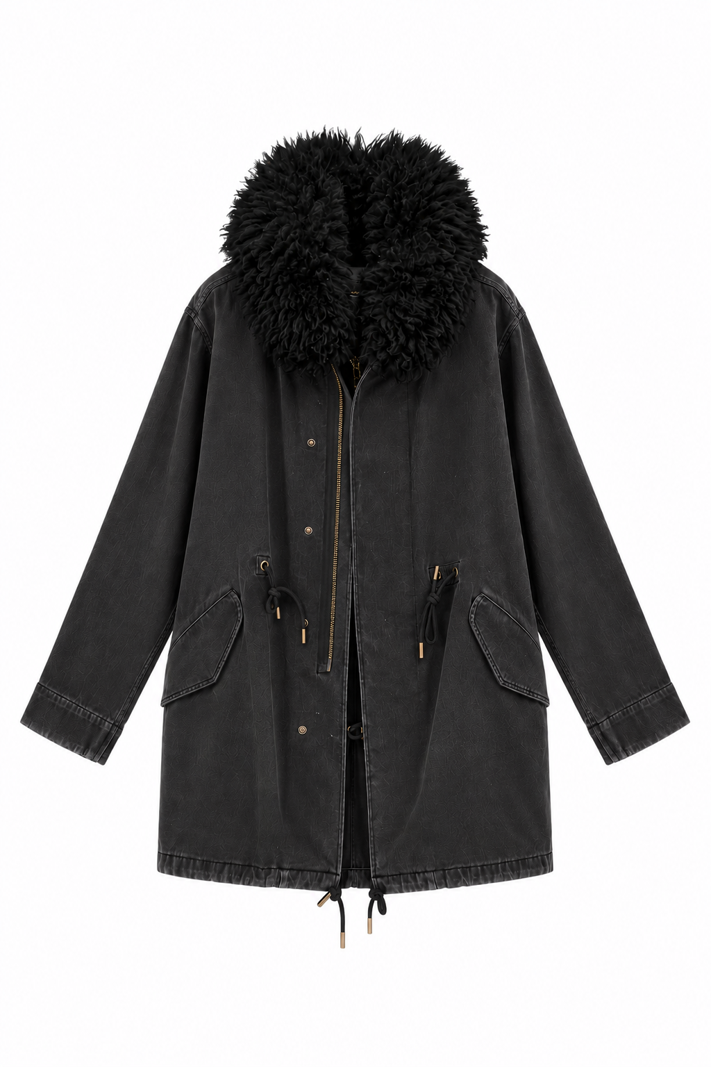 Utility Anorak Washed Black