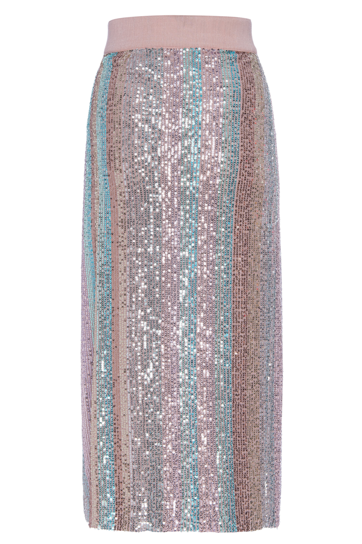 Liza Skirt Aqua Rainbow