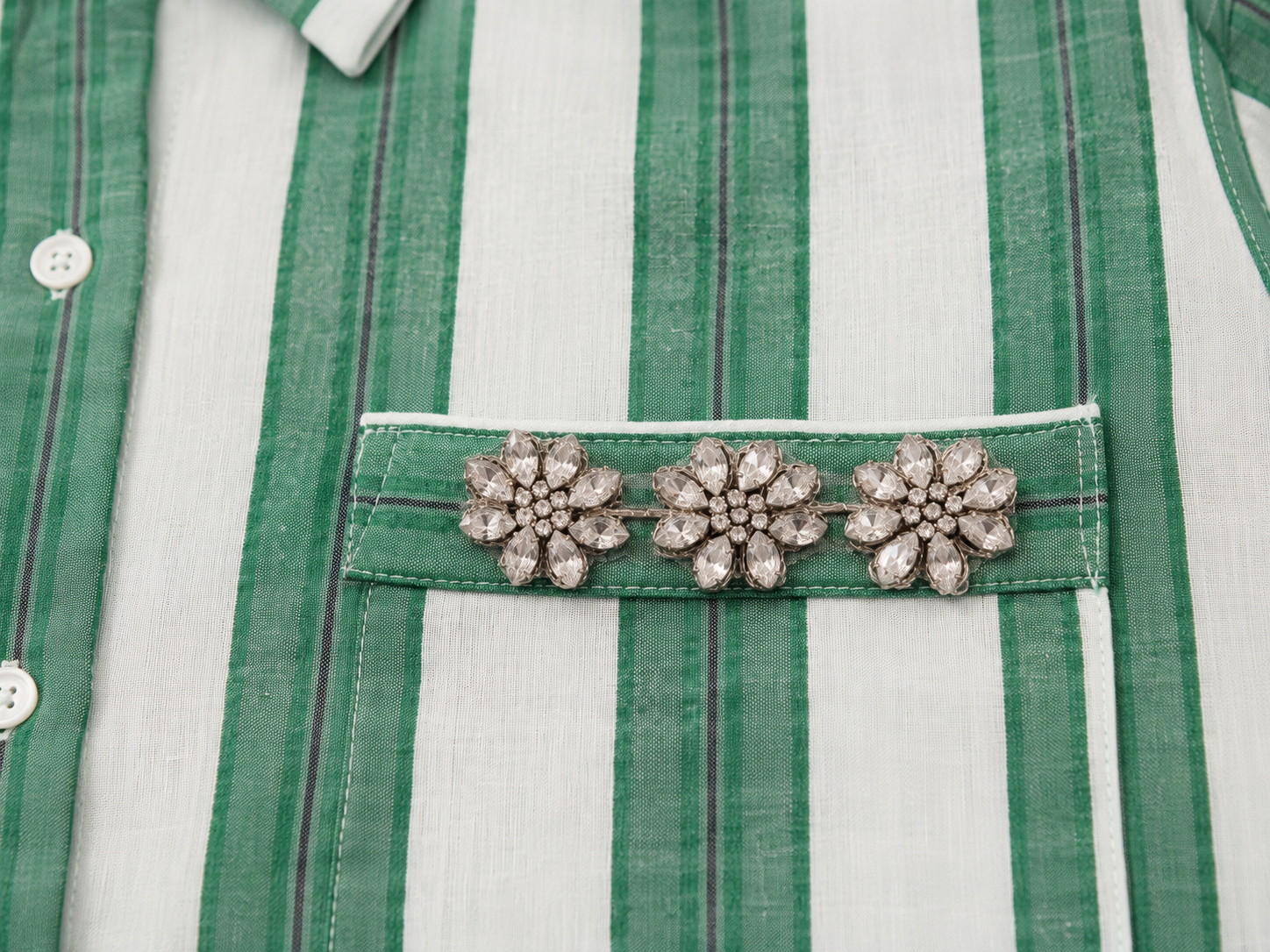 Matcha Brooch Shirt