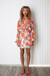 Postcard Mini Skirt