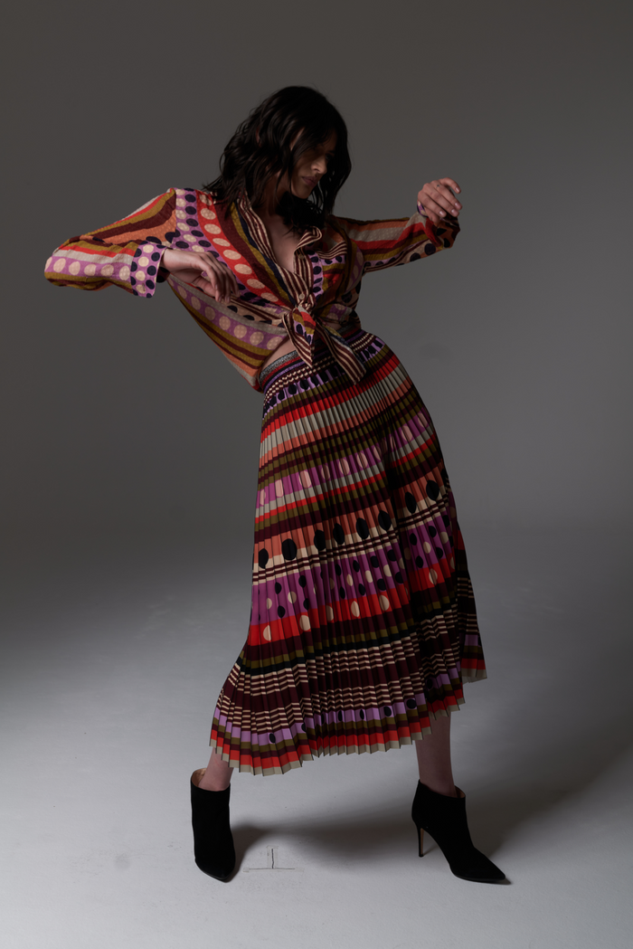 Jagger Pleated Skirt