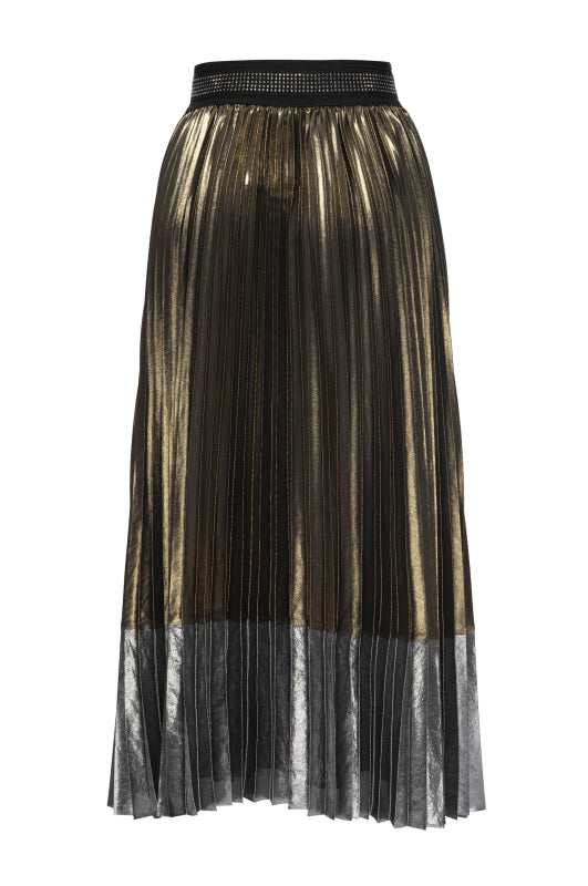 The Ritz Two Toned Pleated Skirt